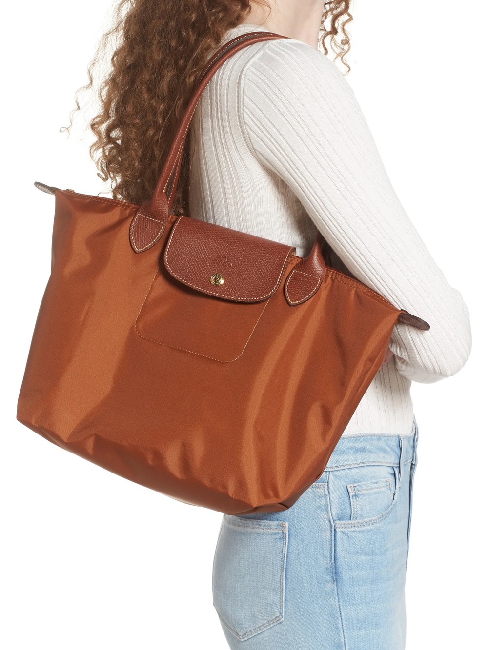 Longchamp Medium Le Pliage Cognac